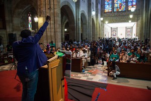 Photo of meeting in St George's Cathedral