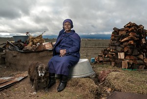 Photo of miner and wife