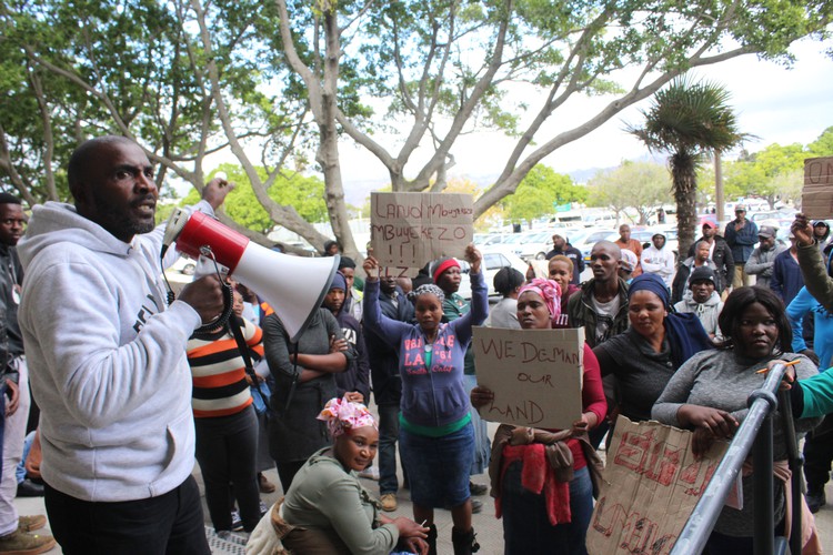 Photo of man with megaphone