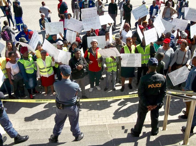 Photo of protesters