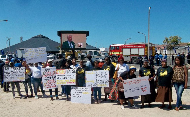 Photo of protesters