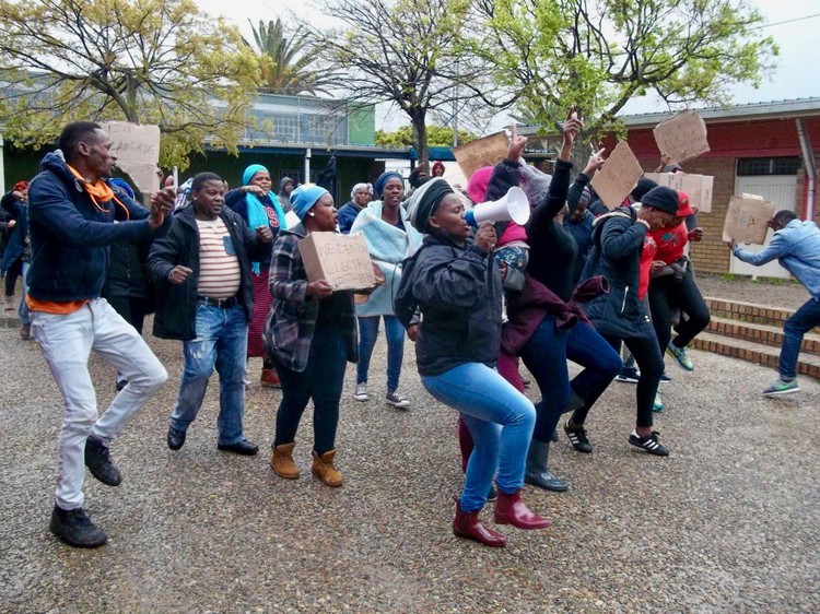 Photo of protesters