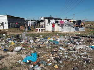 Photo of piles of rubbish