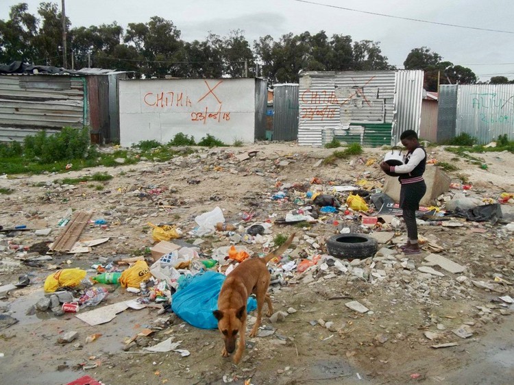 Photo of an informal settlement