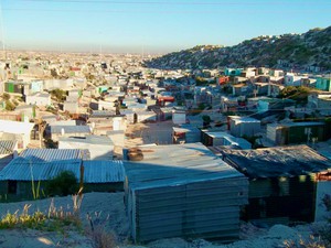 Photo of shacks