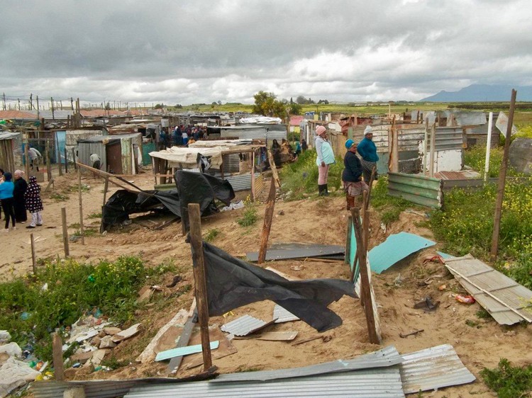 Photo of an informal settlement