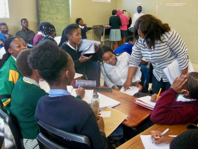 Photo of learners in a classroom