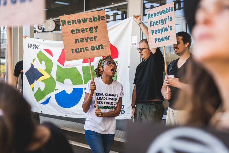 Photo of protesters