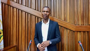 Photo of a man in court