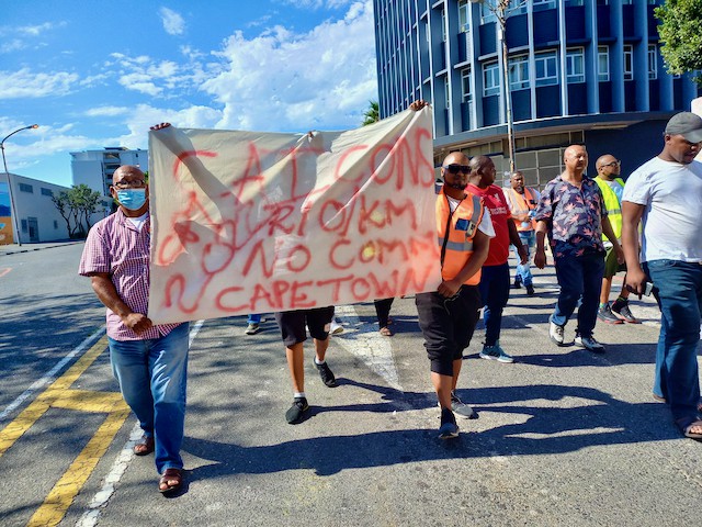 Photo of protesters