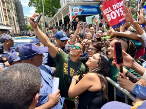 Springboks victory parade