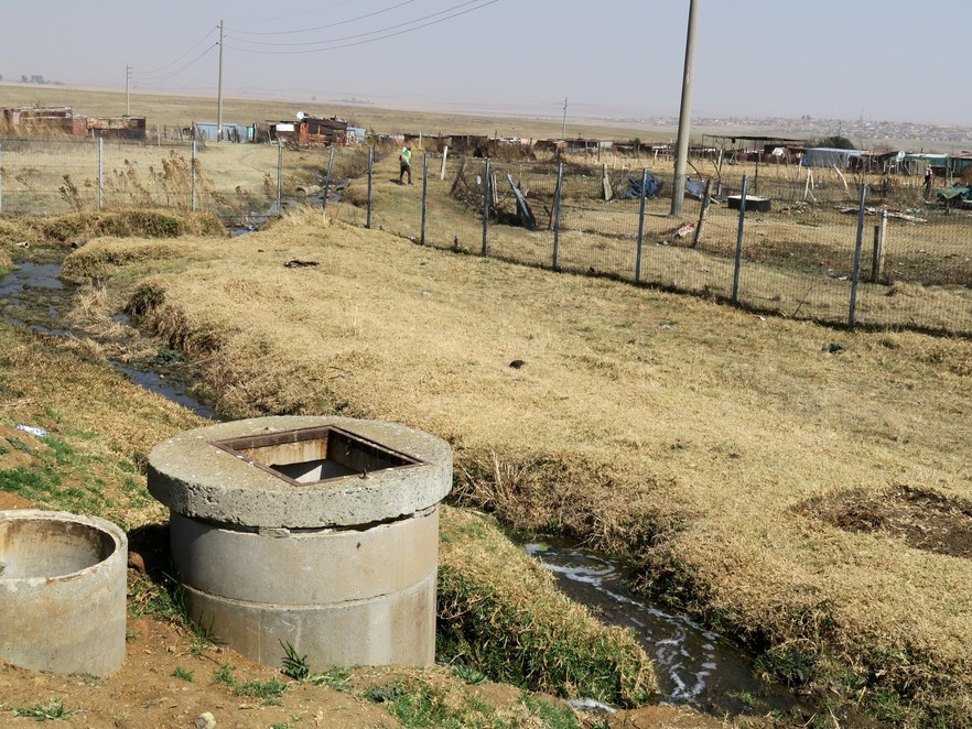 Photo of stream of sewage