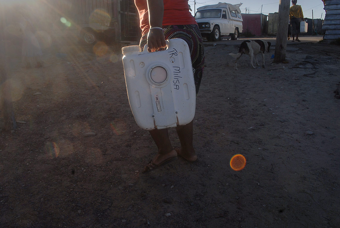 Collection day​ in Khayelitsha's Site C.