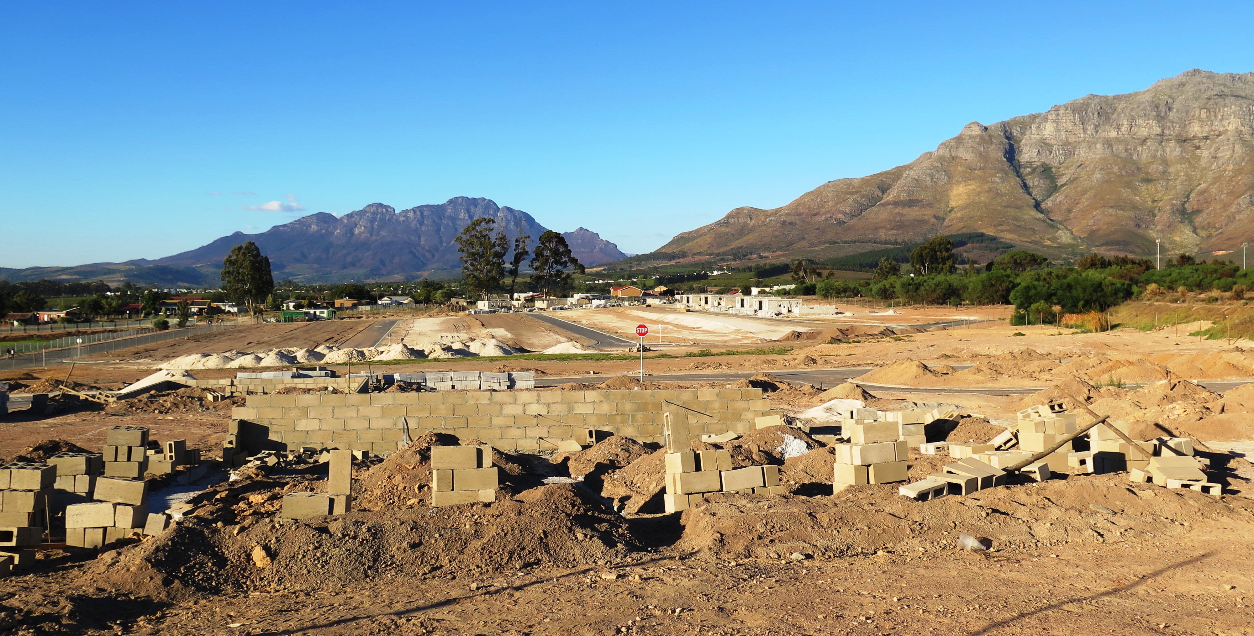 Photo of a building site