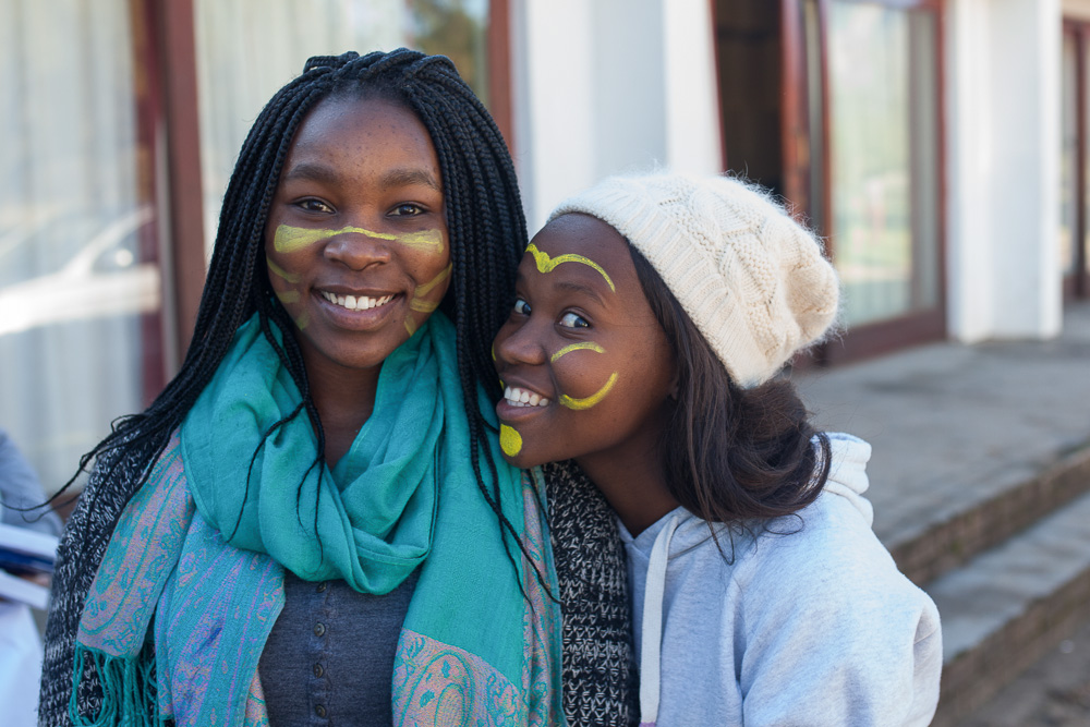 Photo of two young women