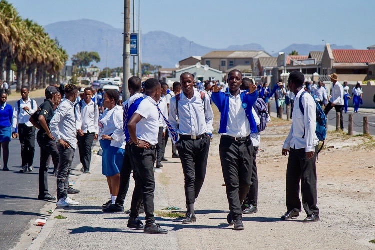 Photo of students protesting