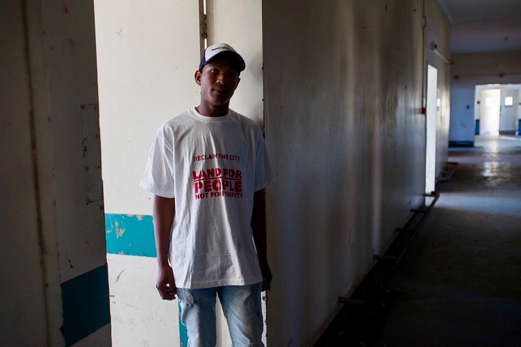 Photo of a man in a corridor