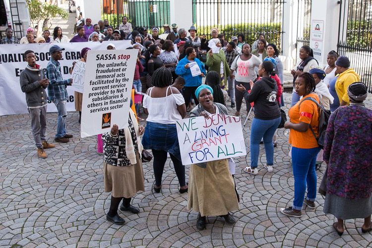 Photo of a protest