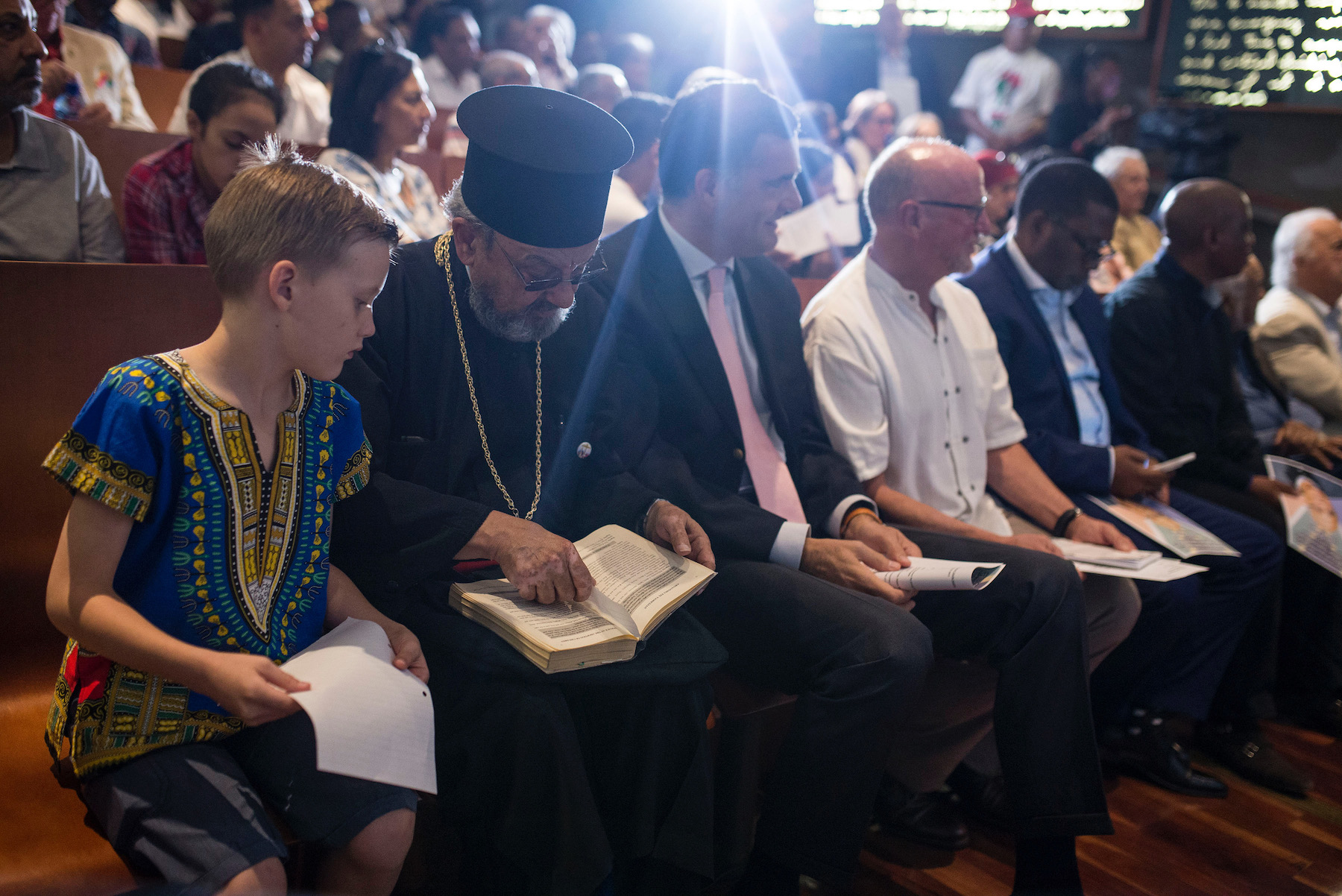 Photo of people praying