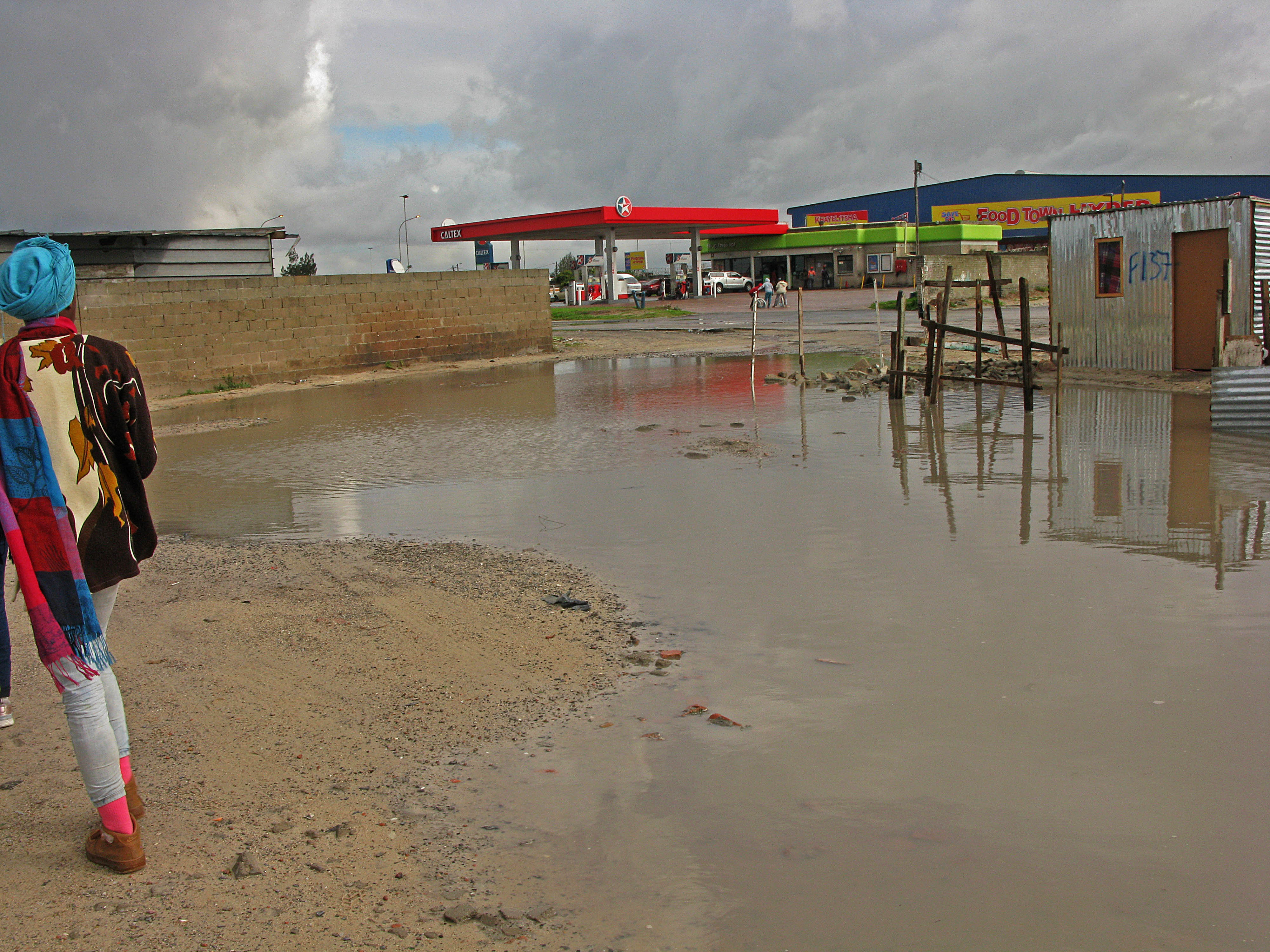 Photo of flooding in Cape Town