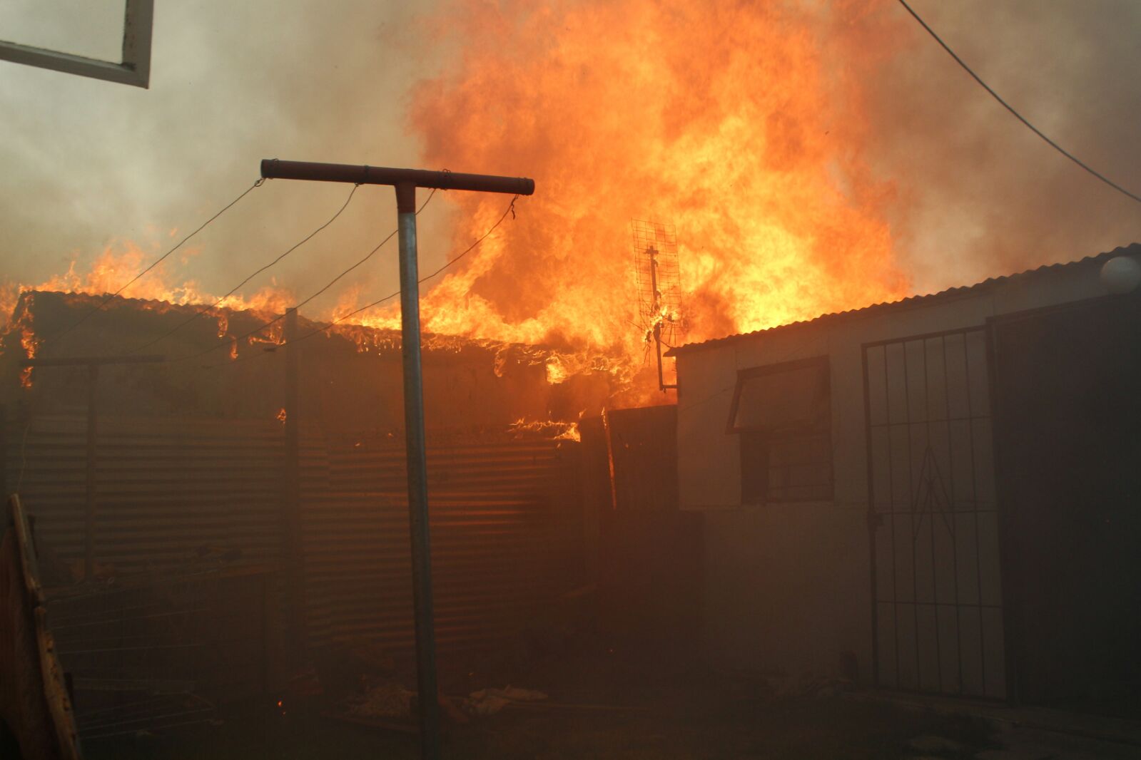 Langa fire. Photo by Masixole Feni.