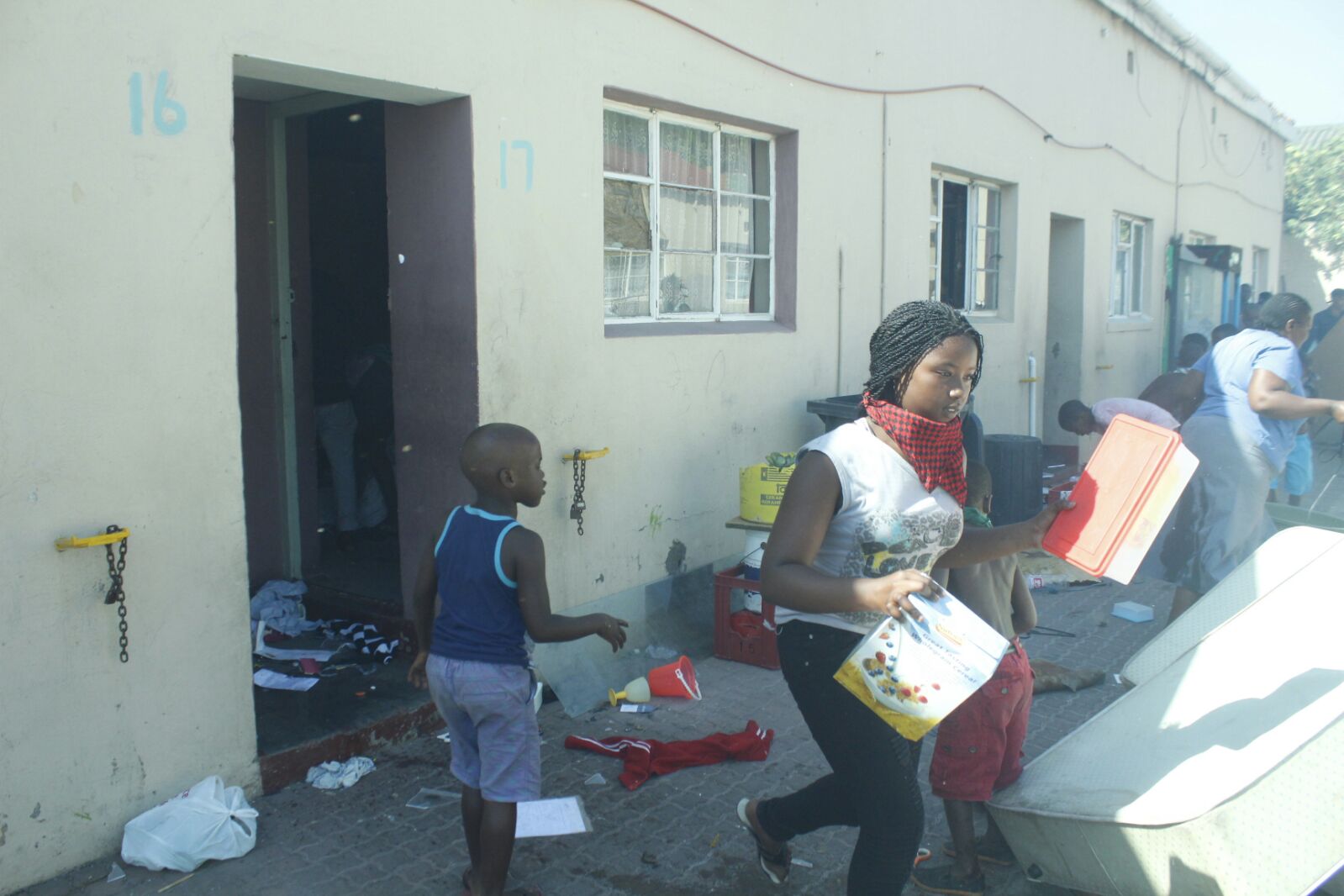 Langa fire. Photo by Masixole Feni.