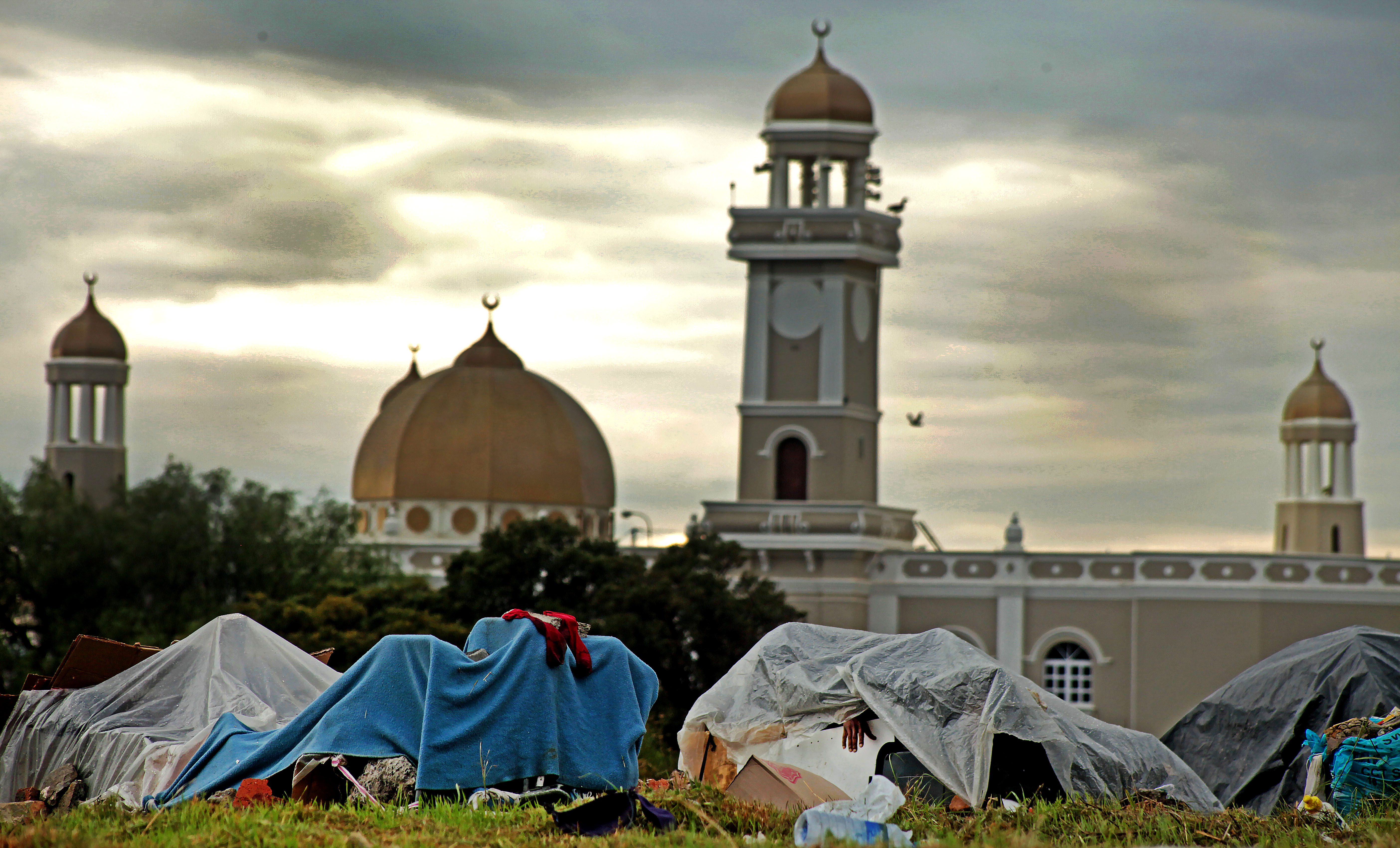 Photo of homeless people