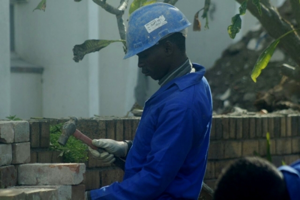 Photo of construction worker